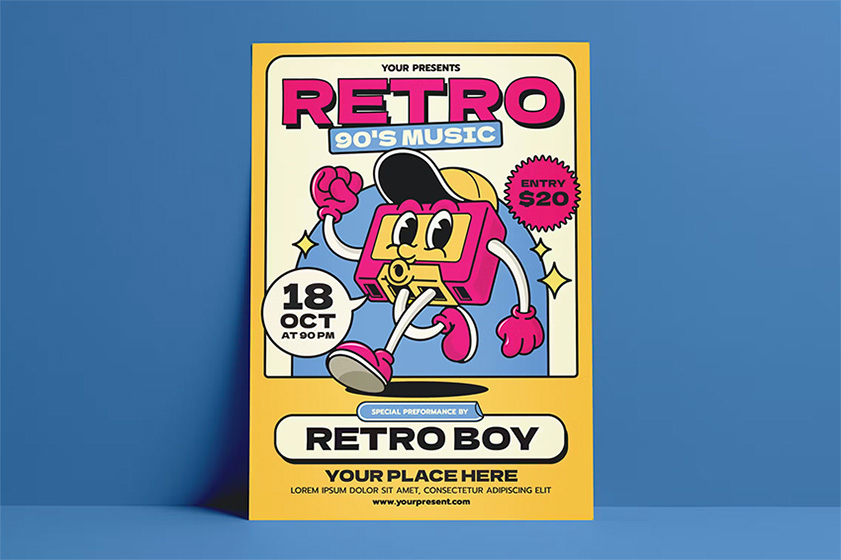 Retro Music Flyer