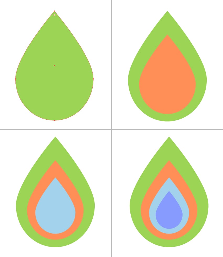 make a peacock feather from the nose shape