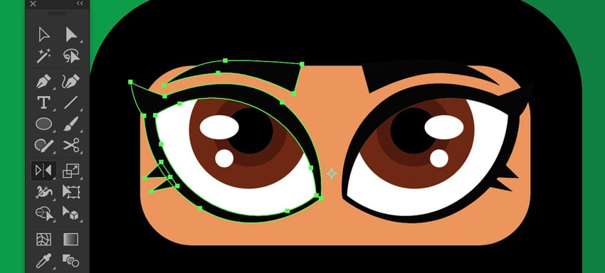 reflect tool to mirror eyes