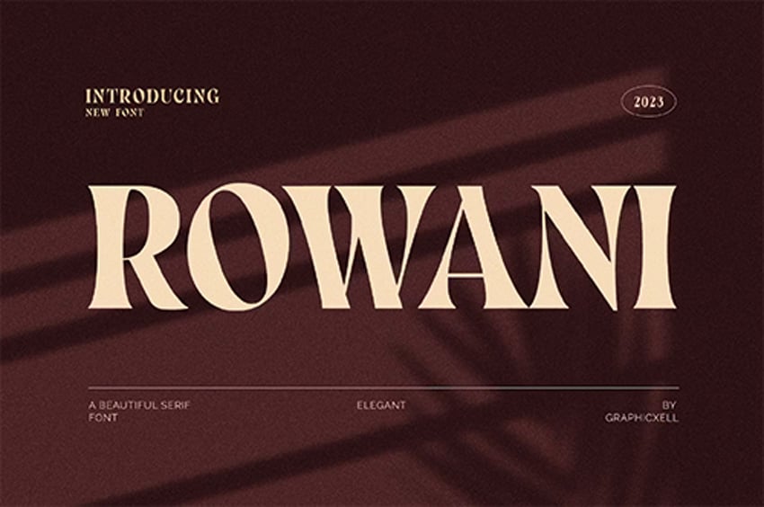 Rowani Elegant Serif Font