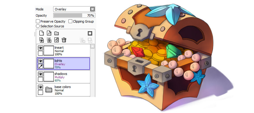 Adding layer with lights