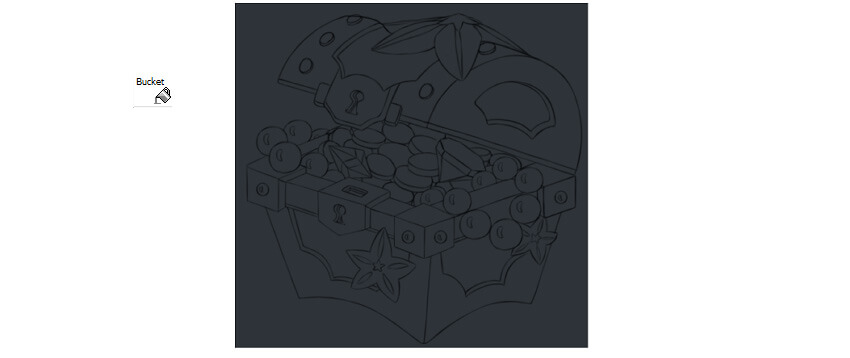 Adding background beneath the line art