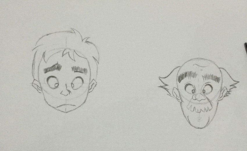 User Adawu commented with their own versions of cartoon faces thanks to a tutorial by Carlos Gomes Cabral