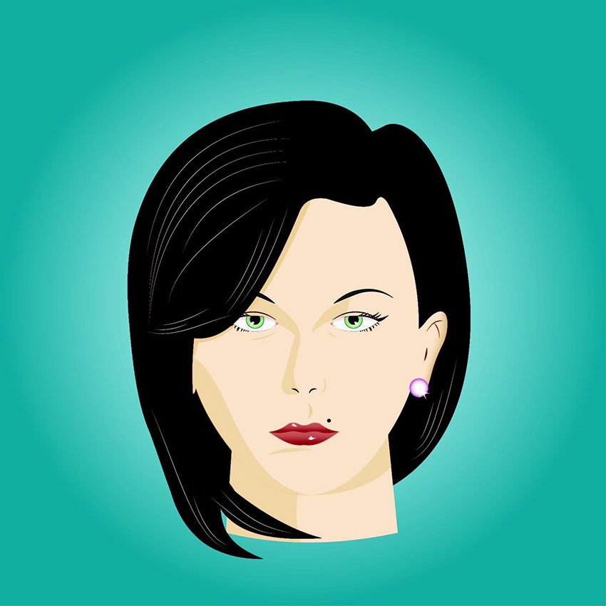 Yousef Sheikh Khalil commented with his result from a human face vector tutorial by Iaroslav Lazunov