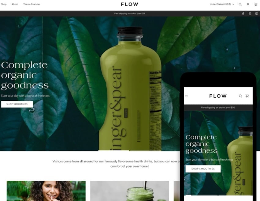 Flow Shopify theme