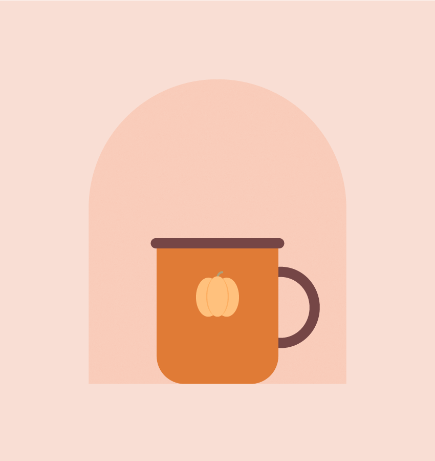 how to put the cup on the background