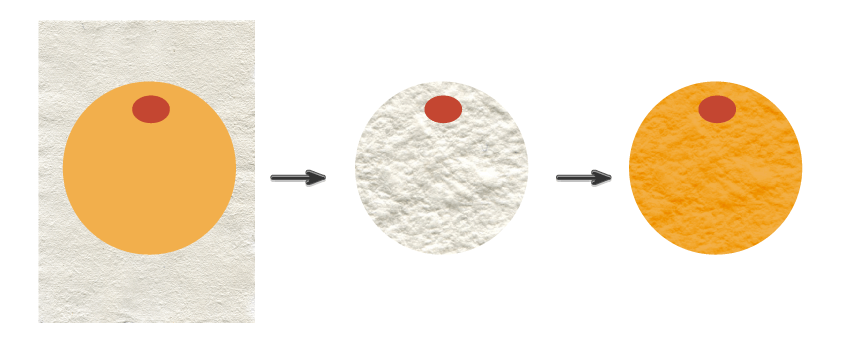 how to add texture to the yellow berry