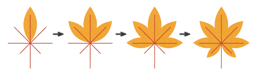how to create the maple leaf