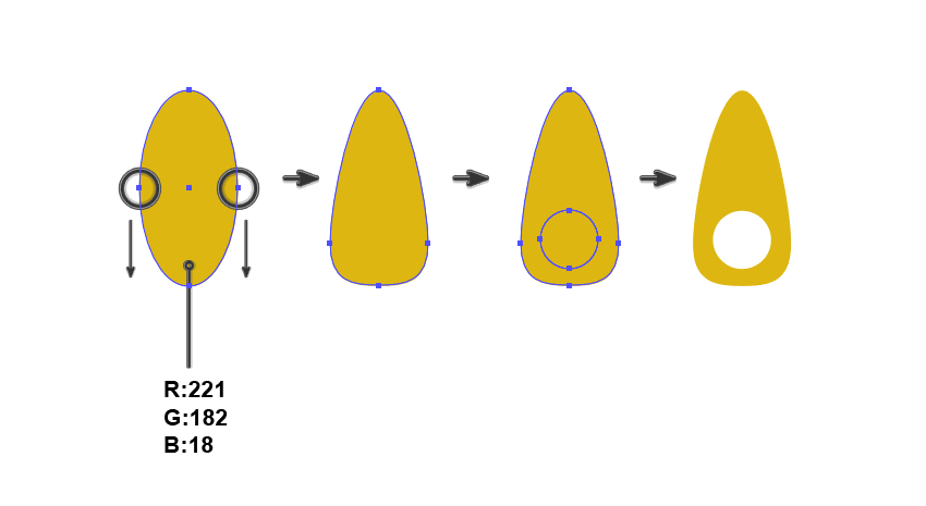 creating the backpack zipper