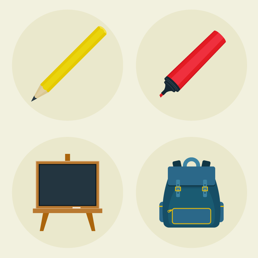 placing all icons on backgrounds