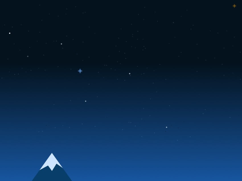 Mountain peak - masking snow 