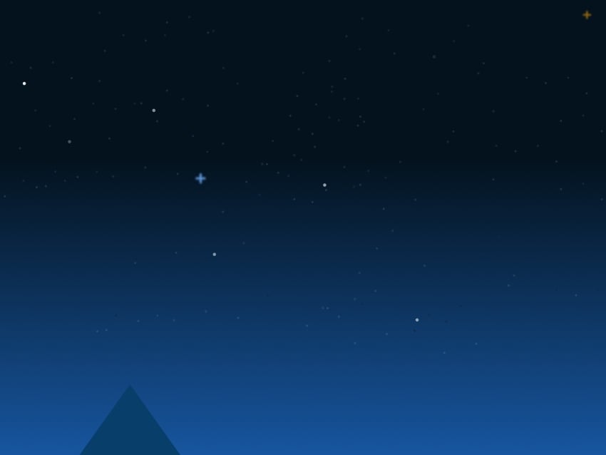 Mountain peak - position triangle