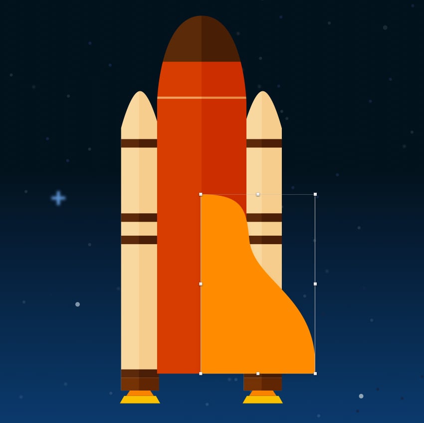 Draw delta wing shape