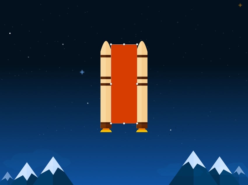 Create external tank shape