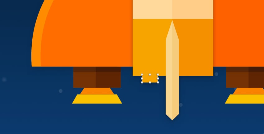 Create top part of the main engine