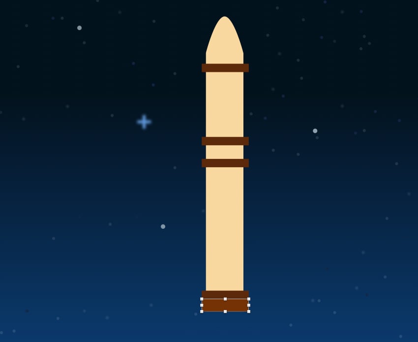 Rocket booster - draw even more details