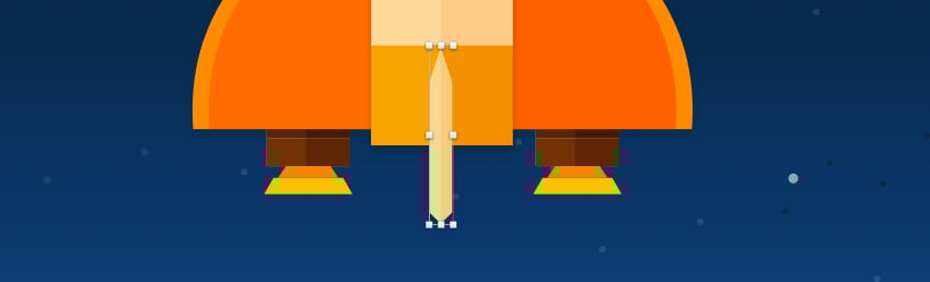 Vertical tail shadow - masking