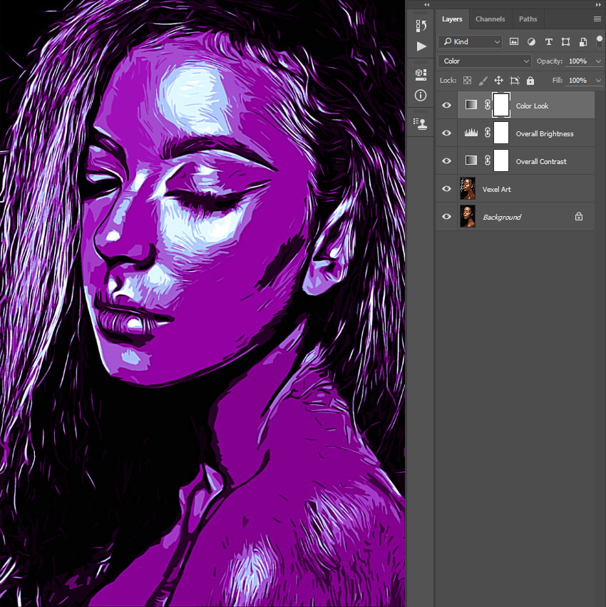 Changing the blending mode