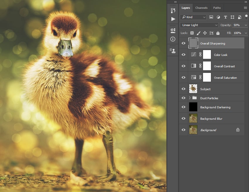 Changing blending mode and opacity