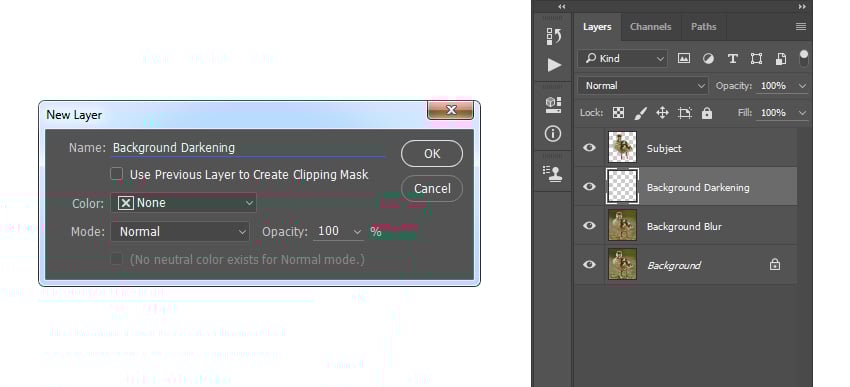 Creating a new layer
