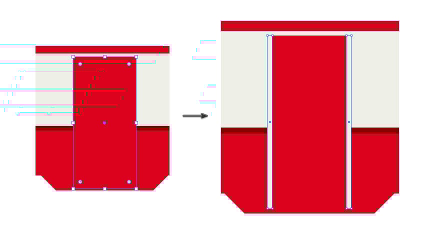 creating the first door of the tram