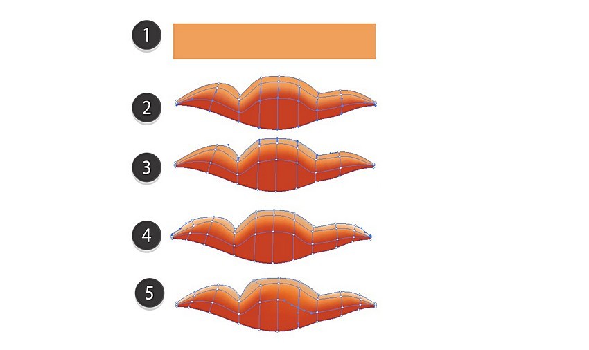 adobe illustrator mesh pumpkin