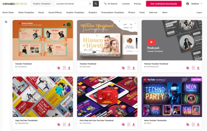 Elements what are thumbnails on YouTube