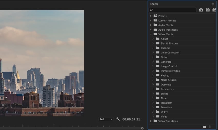 How to copy effects in Premiere