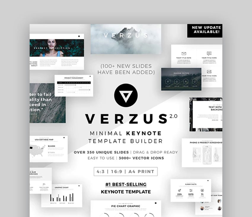 Verzus Minimal Keynote template