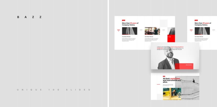 Bazz Microsoft PowerPoint online themes