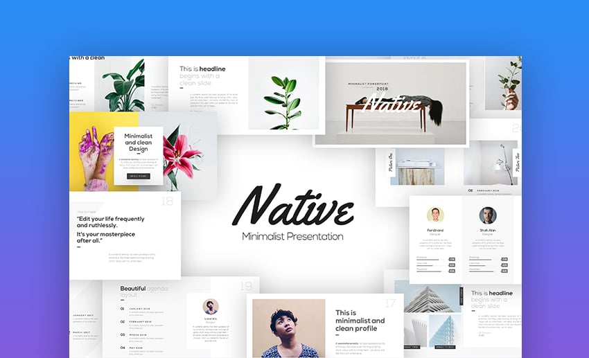Native Download PowerPoint templates online
