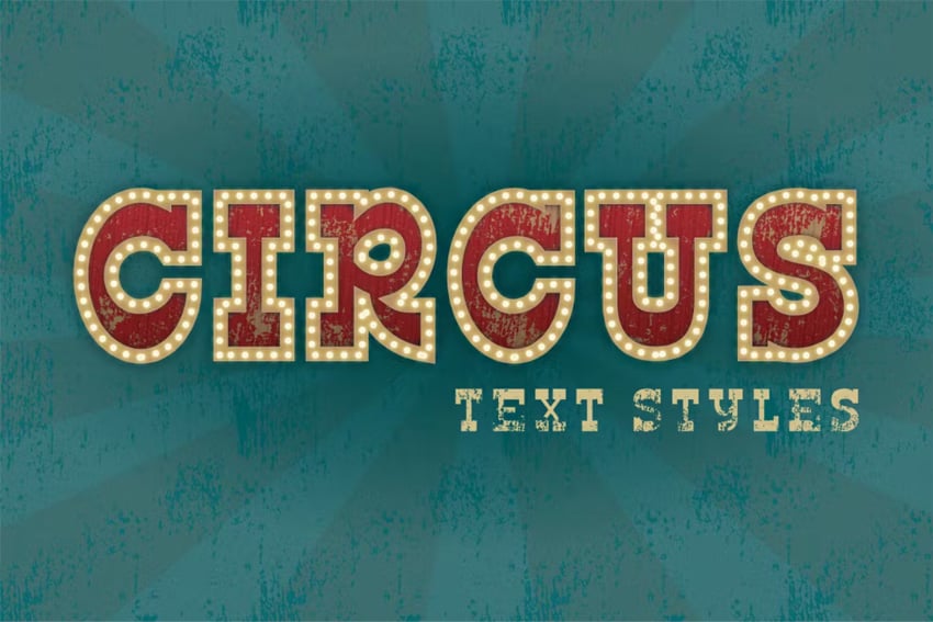 circus text styles