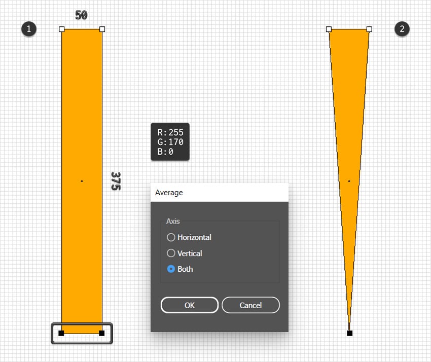 turn rectangle intro triangle Illustrator