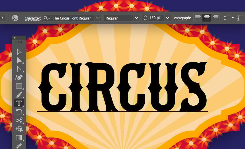 circus text