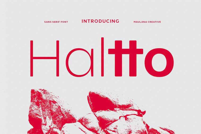 Haltto Sans Serif Roman Numeral Font