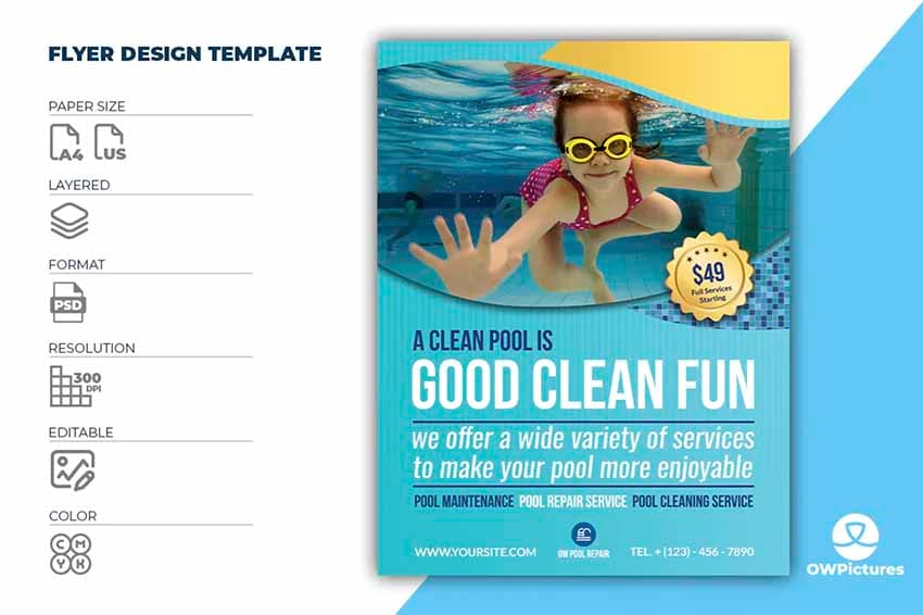 Swimming Pool Cleaning Brochure