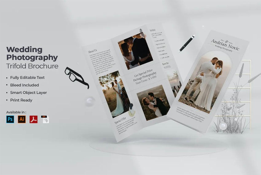 Wedding Photography Brochure Template