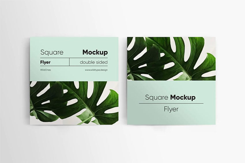 Square Booklet Mockup