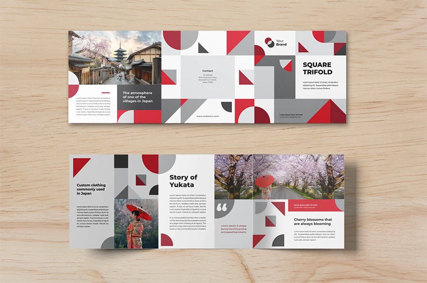 Trifold Brochure Mockup