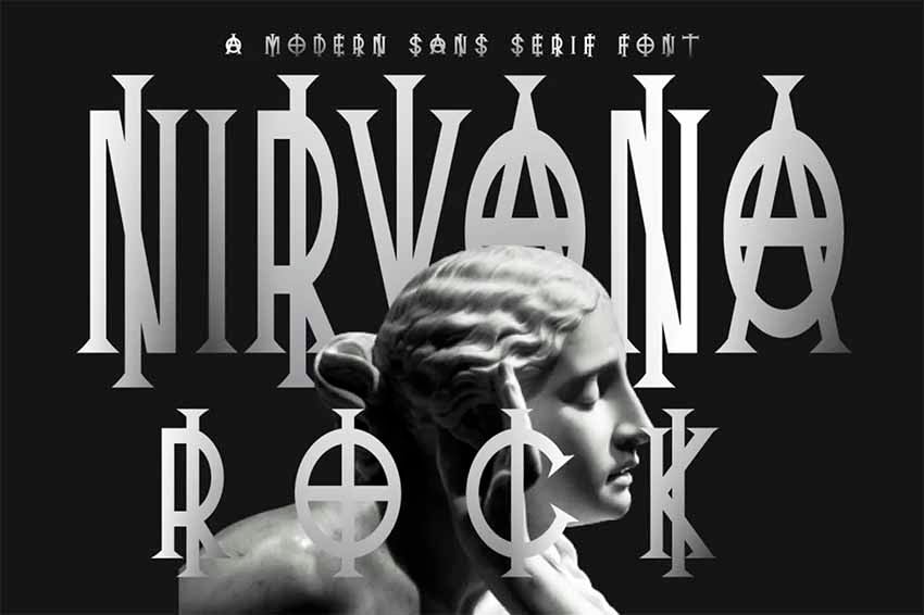 Nirvana Rock Fonts
