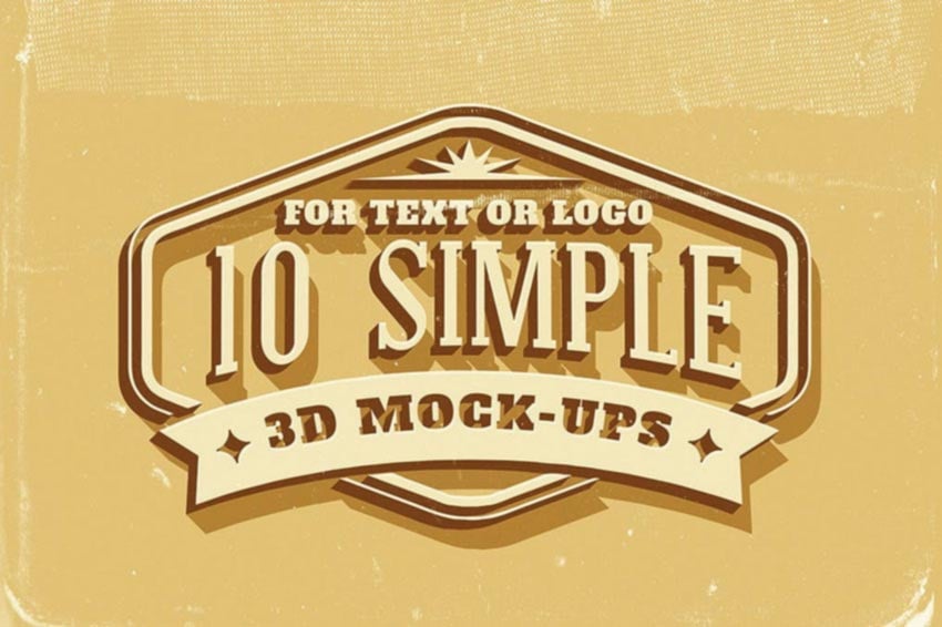 Simple 3D Text and Logo Effects