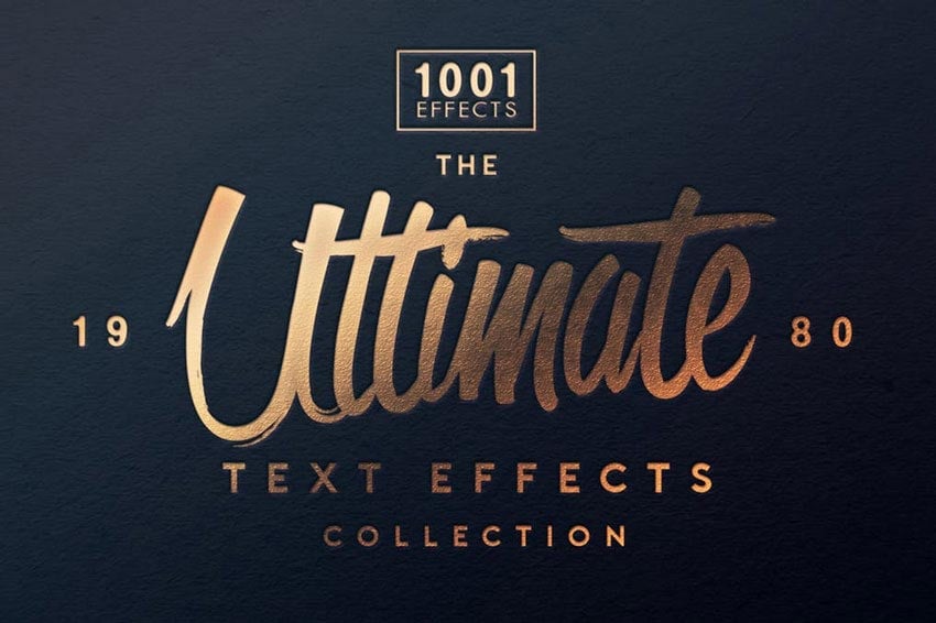 The Ultimate 1001 Text Effects in Photoshop