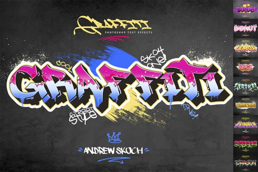 Graffiti Photoshop Text Effects