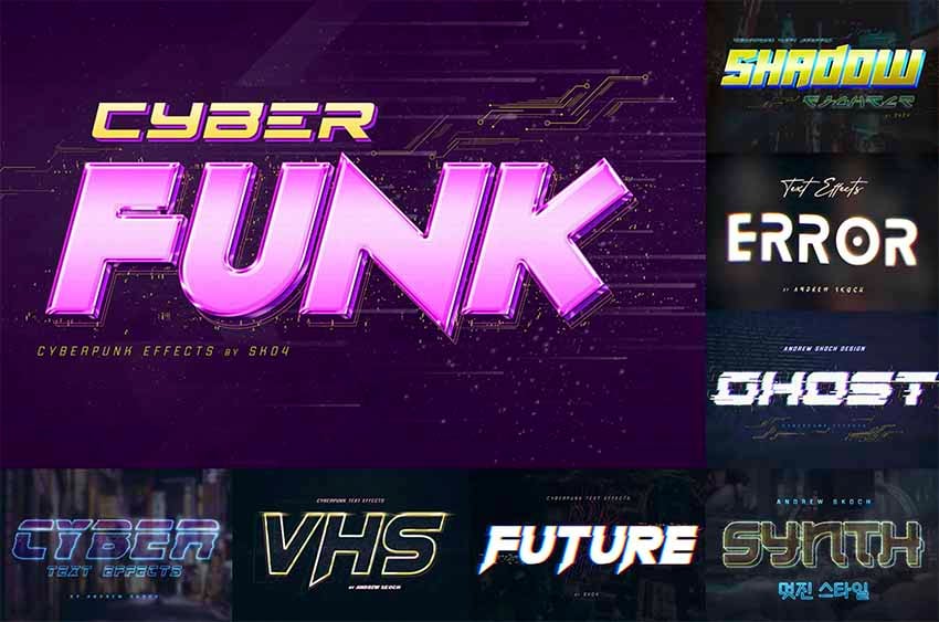 Cyberpunk Text Effects in Photoshop