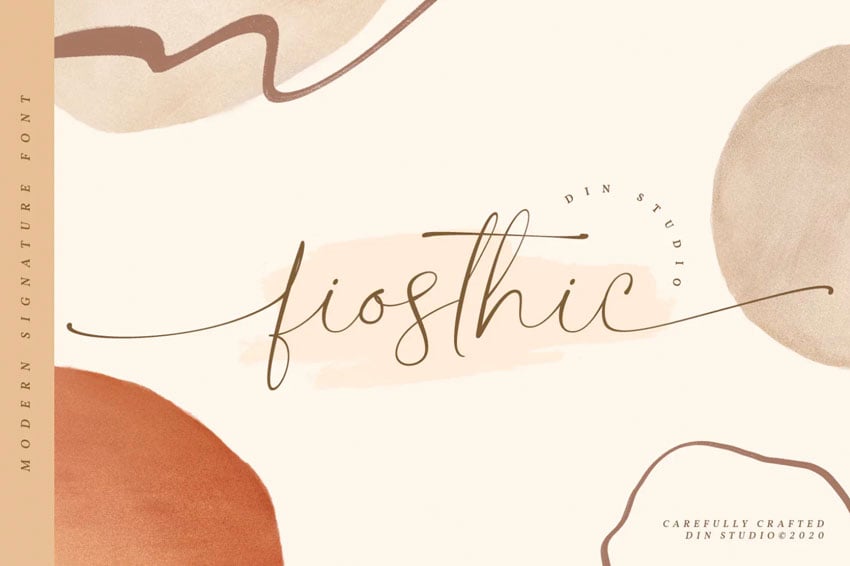 Fiosthic Modern Signature Font