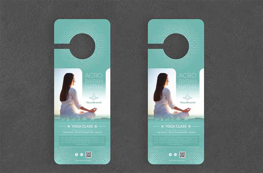 Yoga Door Hanger Creative Promotion