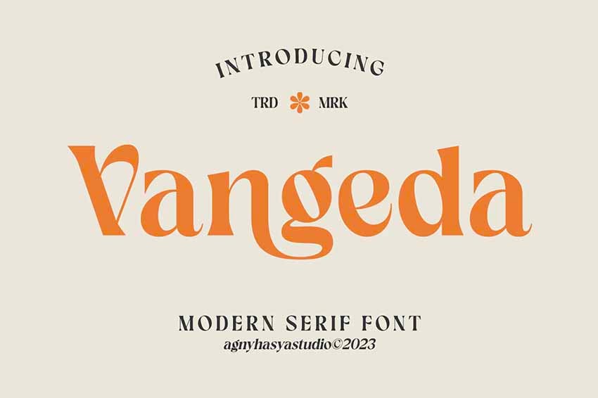 Vangeda - Modern Serif Font