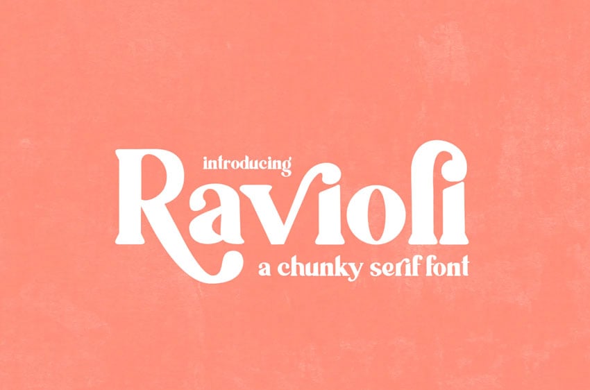 Ravioli Serif Font