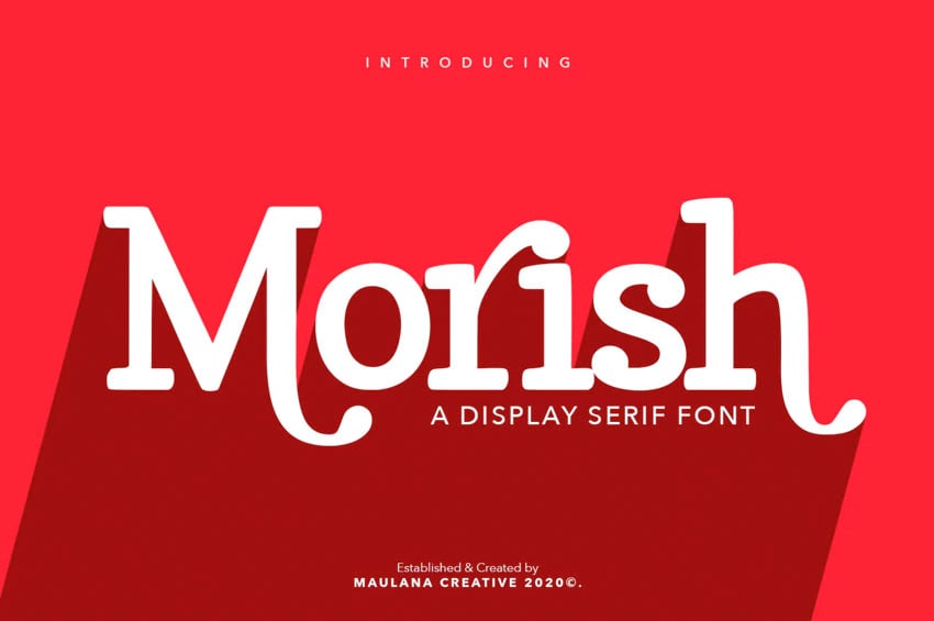 Morish Display Serif Handmade Font