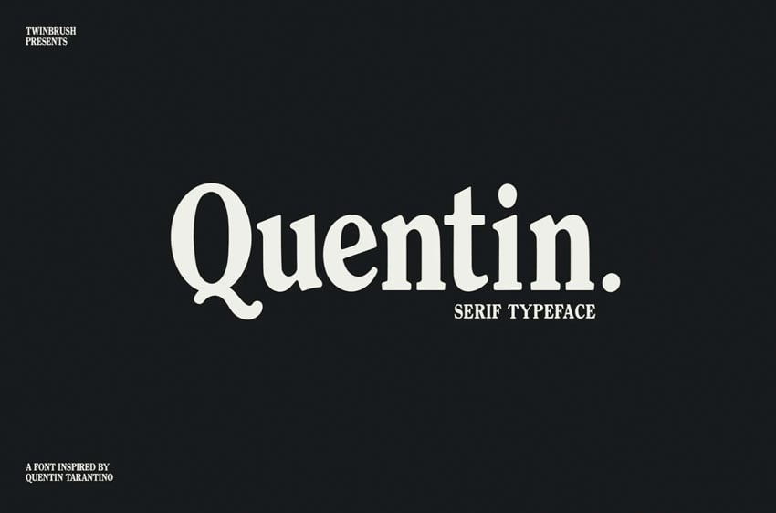 Quentin Serif Font